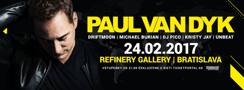 Paul Van Dyk Bratislava - Refinery Gallery 24.2.2017